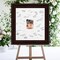 Coffee Signature Mat Picture Frame, Photo Frame Wedding Guest Book Alternative, Autograph Picture Mat for Signature Board, Wedding Celebrations Graduations Support Encouragement or Retirement
